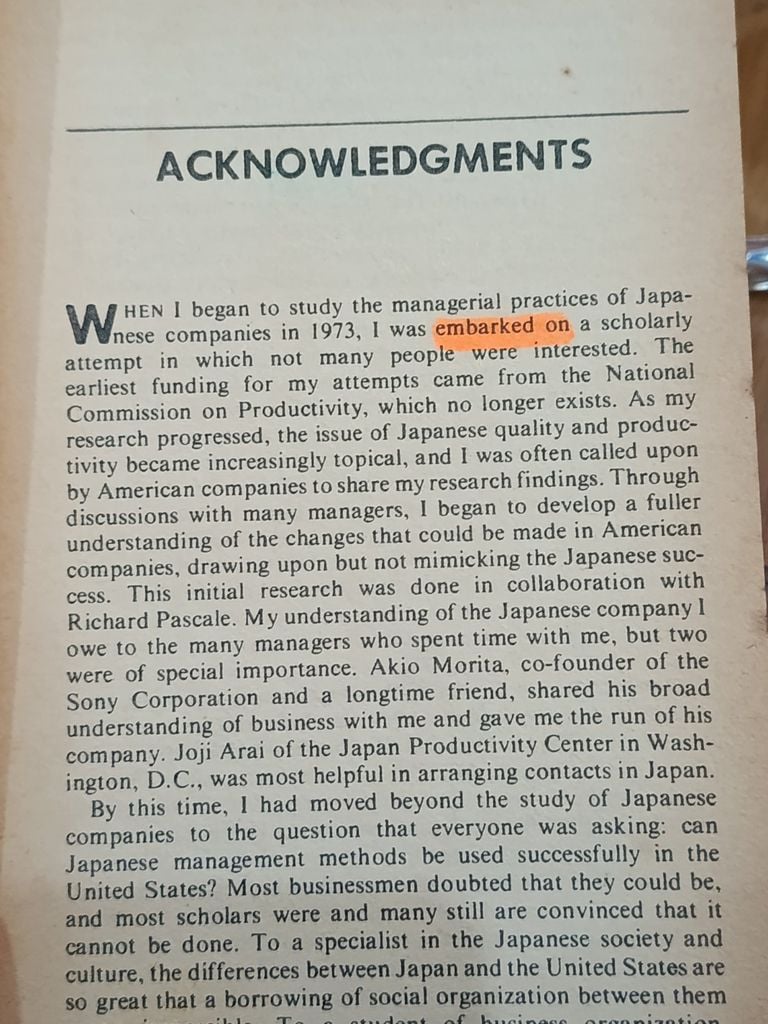  Theory Z – William G. Ouchi 