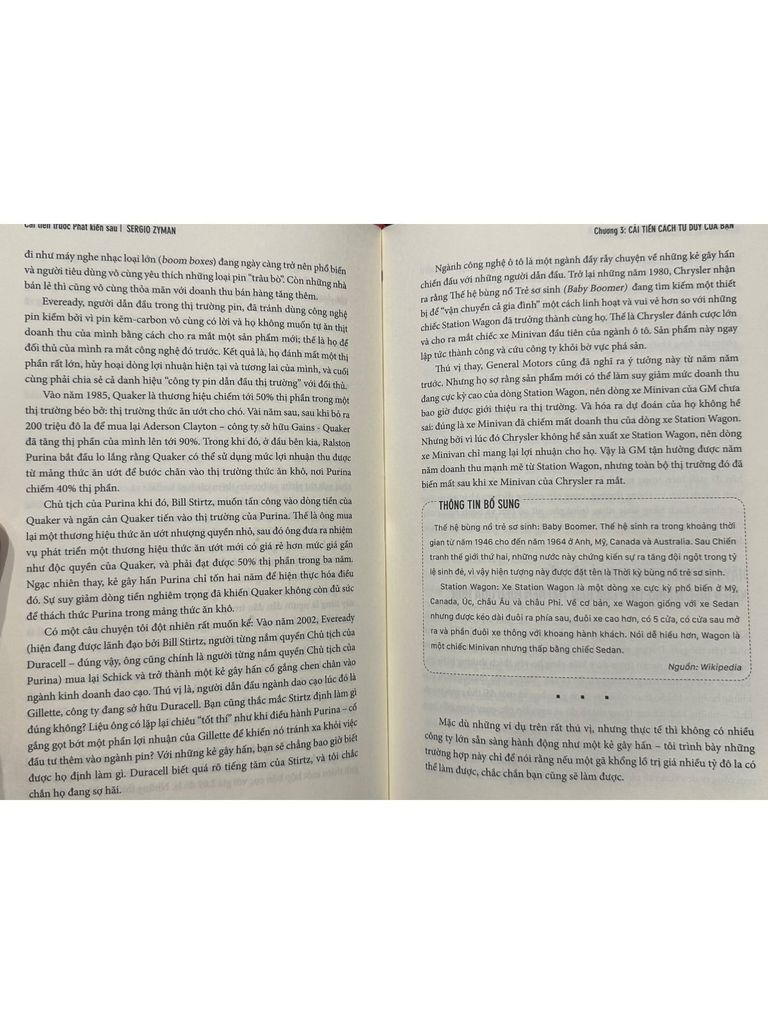  Cải Tiến Trước Phát Kiến Sau – Sergio Zyman 