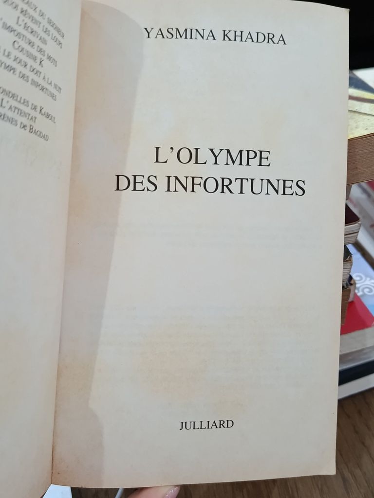  L'Olympe Des Infortunes – Yasmina Khadra 