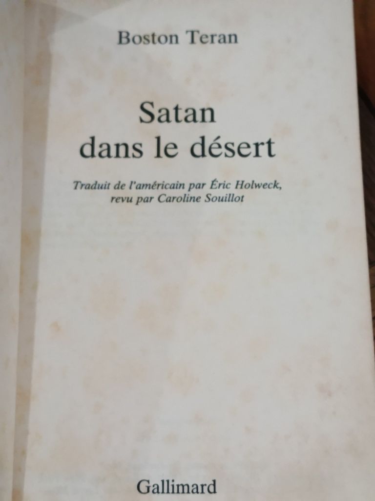  Satan Dans Le Désert – Boston Teran 