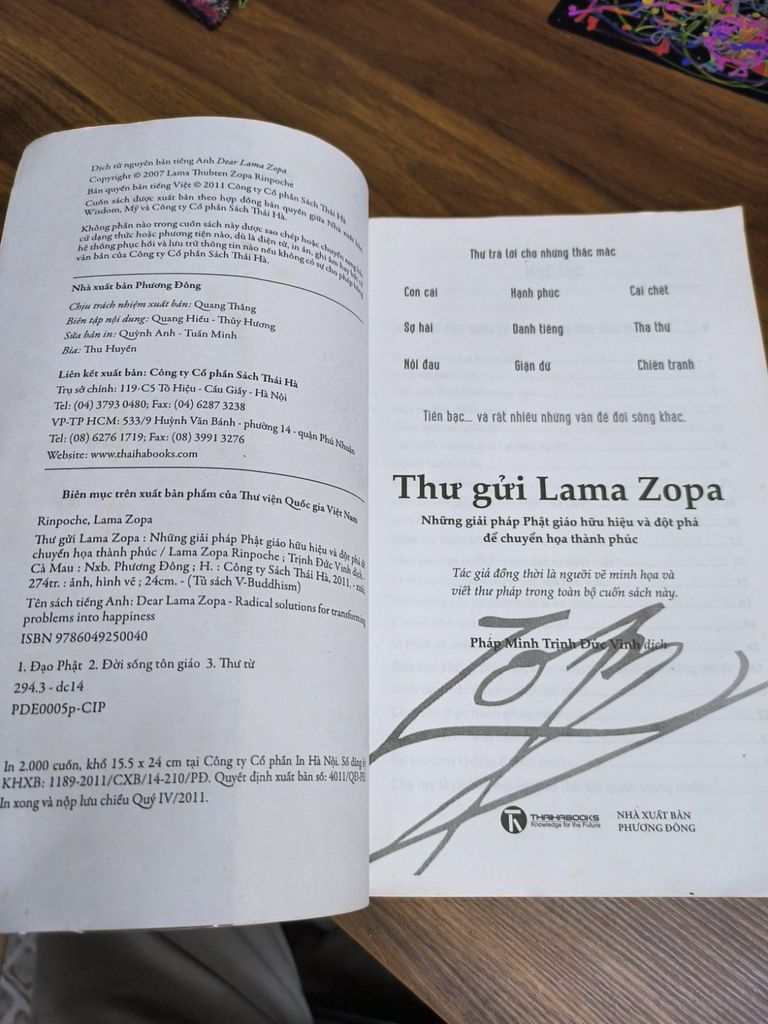  Thư Gửi Lama Zopa – Lama Zopa Rinpoche 