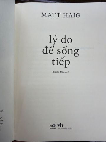  Lý Do Để Sống Tiếp – Matt Haig 