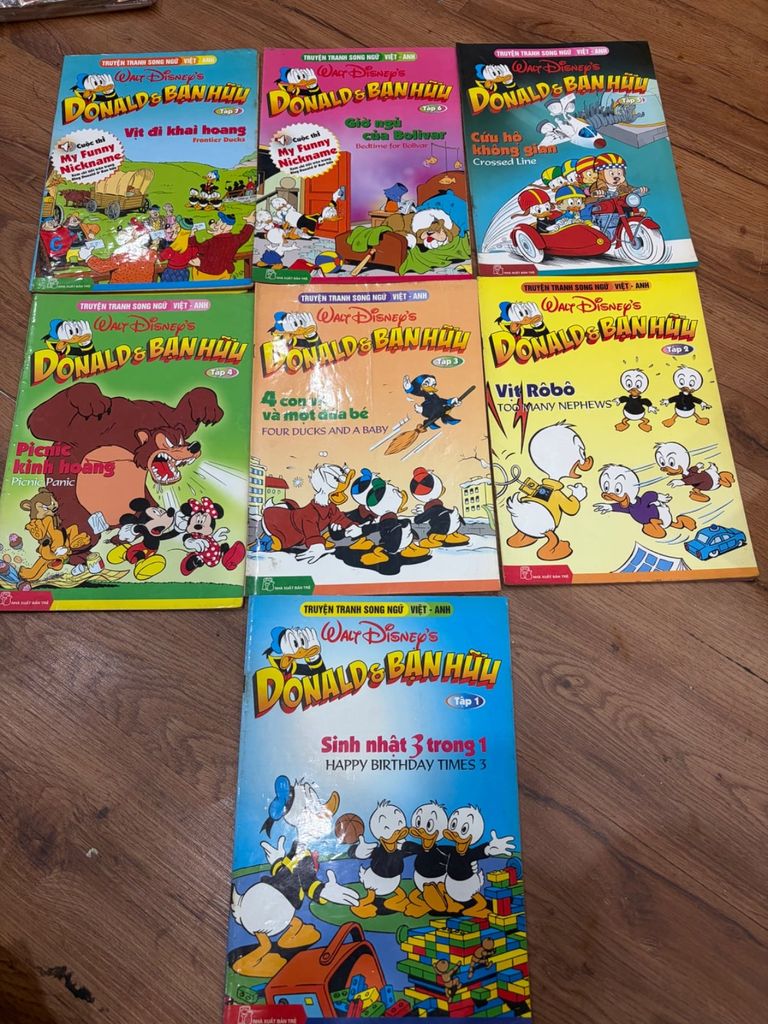  Truyện Tranh Donald & Bạn Hữu – Walt Disney (Bìa Nhựa) 