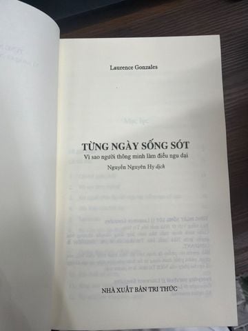  Từng Ngày Sống Sót – Laurence Gonzales 
