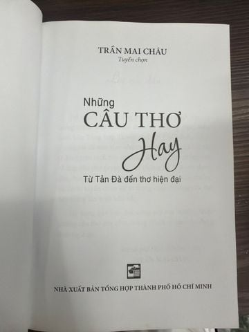  Những Câu Thơ Hay Từ Tản Đà Đến Thơ Hiện Đại – Trần Mai Châu 