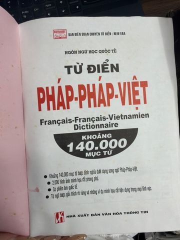  Từ Điển Pháp Pháp Việt 