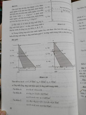  Bài Tập Cơ Học Đất – Pgs.Ts. Tạ Đức Thịnh, Pgs. Ts. Nguyễn Huy Phương, Ths. Nguyễn Văn Phóng 