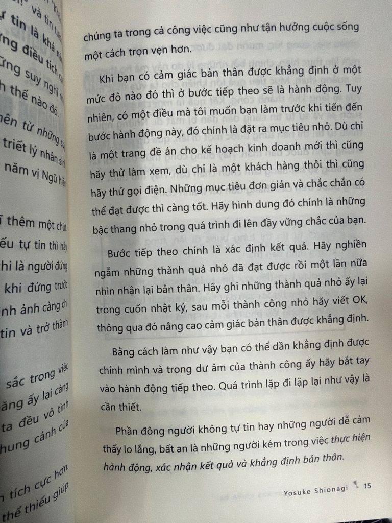  Để Sự Tự Tin Là Bất Khả Chiến Bại – Yosuke Shionagi 
