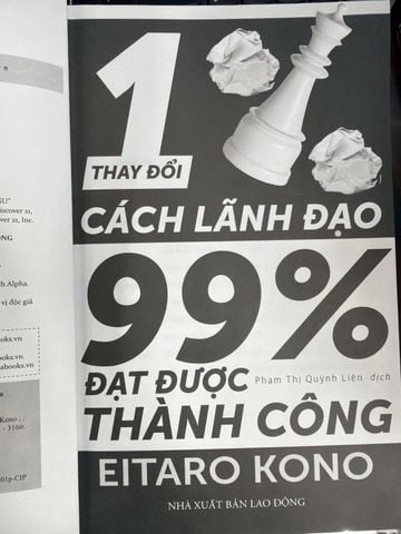 1% Thay Đổi Cách Lãnh Đạo 99% Đạt Được Thành Công – Eitaro Kono 