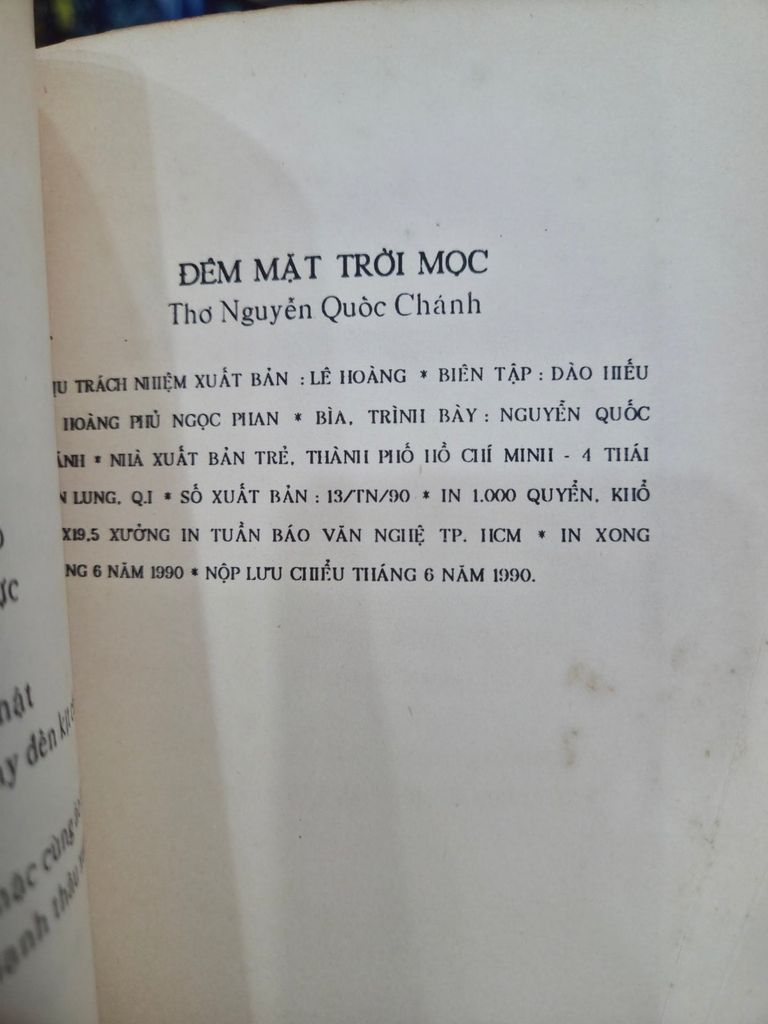  Đêm Mặt Trời Mọc – Nguyễn Quốc Chánh 