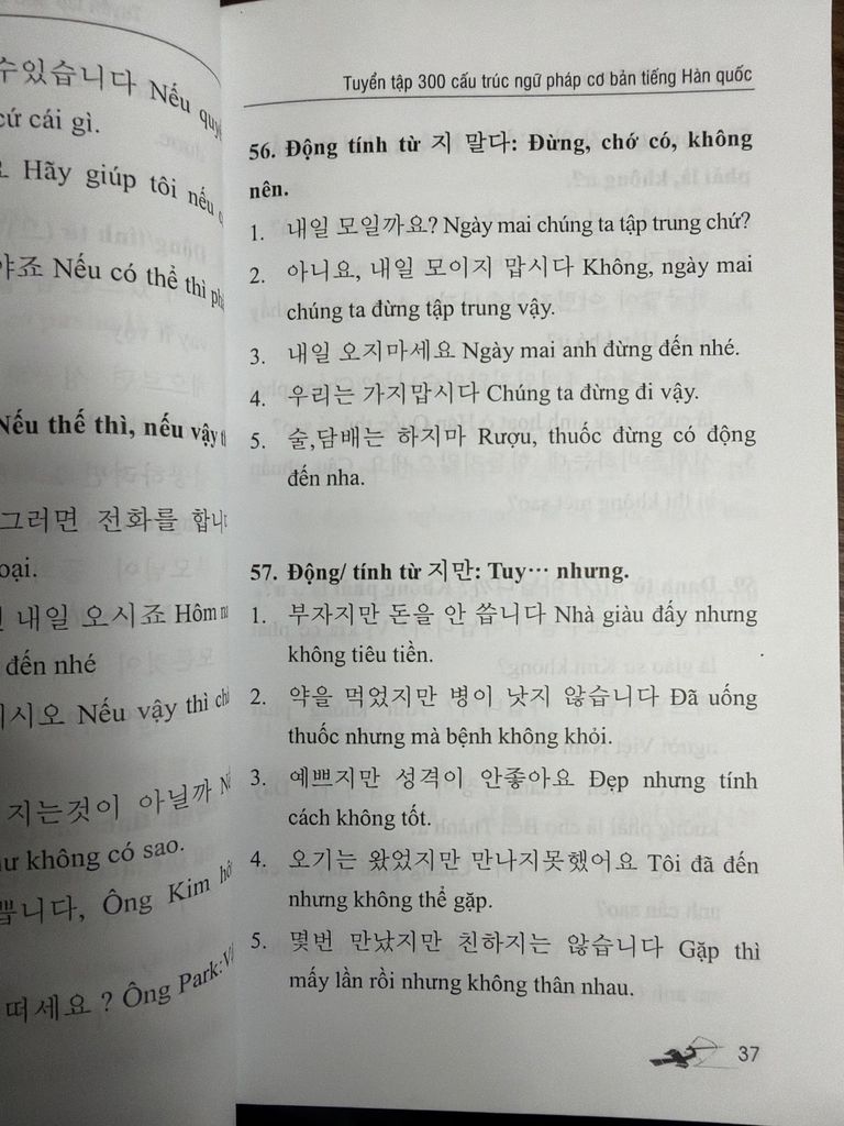  300 Cấu Trúc Ngữ Pháp Cơ Bản Tiếng Hàn 