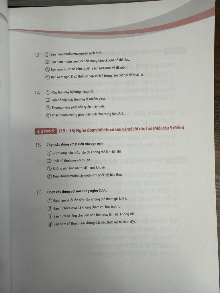  Luyện Nghe Nói Tiếng Hàn Trình Độ Trung Cấp – Nhóm Tác Giả Sun Moon Korean Language Institute 