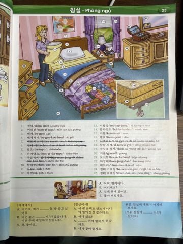 Nâng Cao Vốn Từ Vựng Tiếng Hàn Theo Chủ Đề Bằng Hình Ảnh 