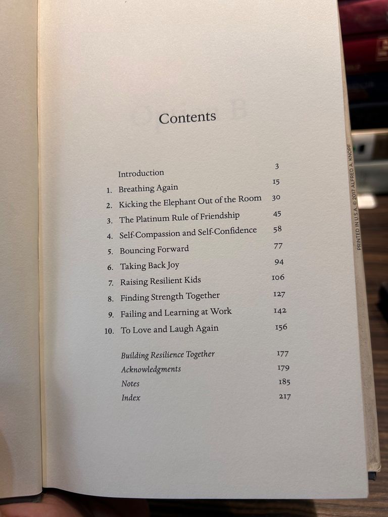  Option B - Sheryl Sandberg & Adam Grant 