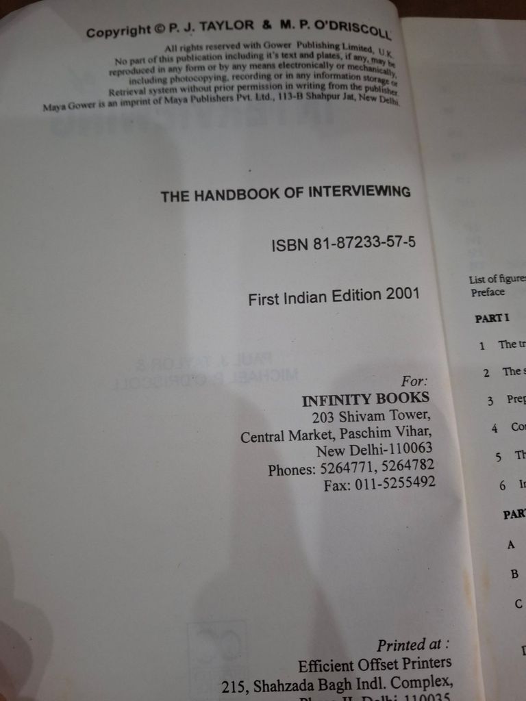  The Handbook Of Interviewing – Paul J. Taylor, Michael P. O'Driscoll 