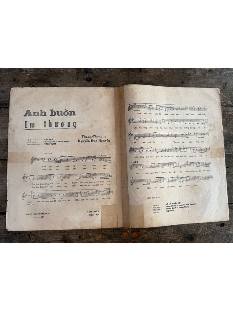  Anh Buồn Em Thương – Thanh Phong, Nguyễn Đào Nguyên 