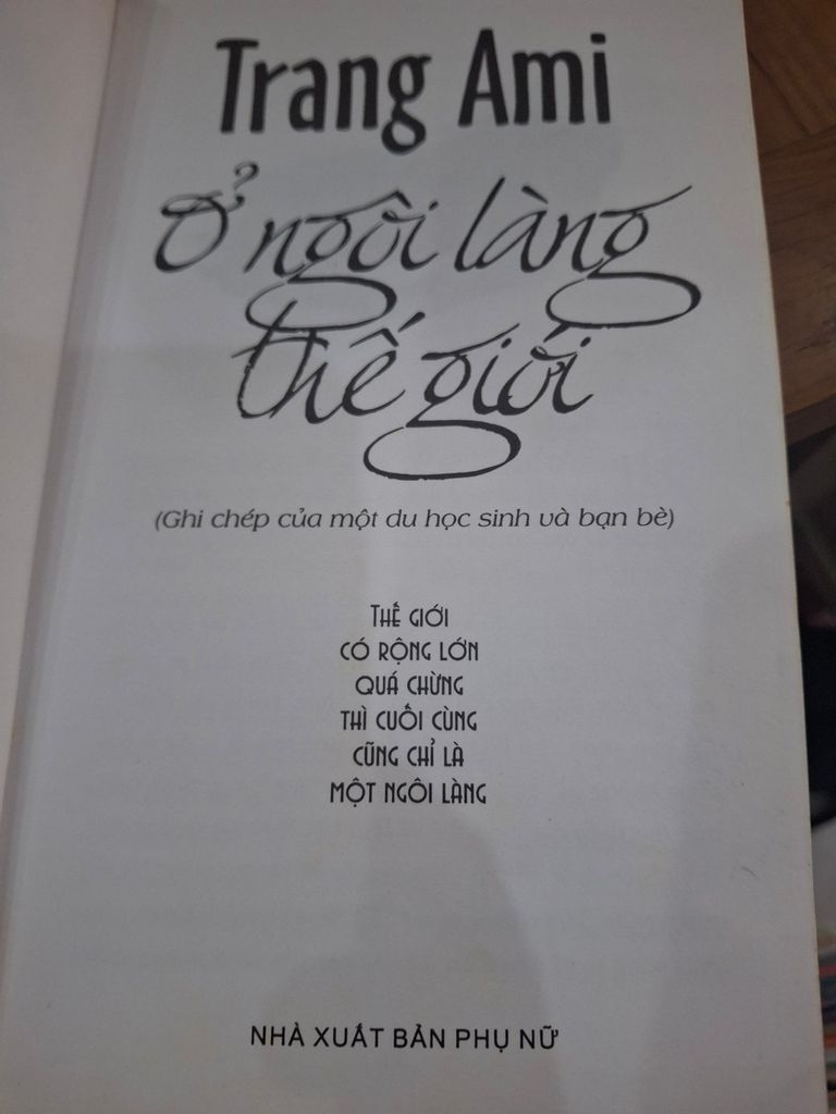  Ở Ngôi Làng Thế Giới – Trang Ami 