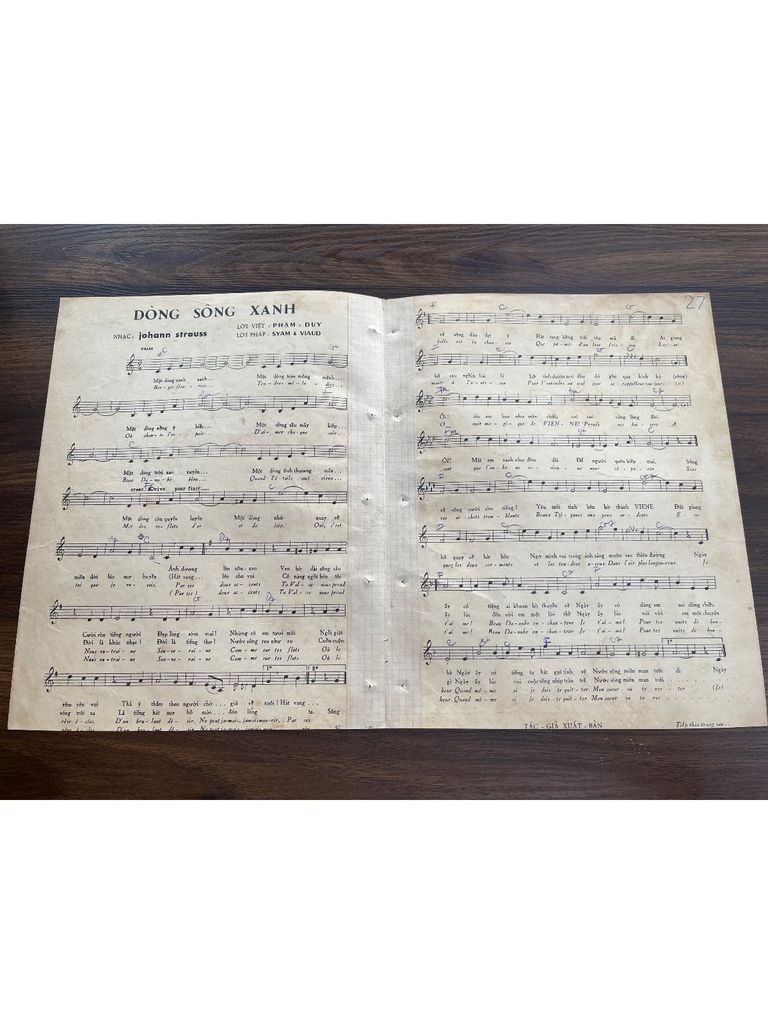  Dòng Sông Xanh – Johann Strauss, Phạm Duy 