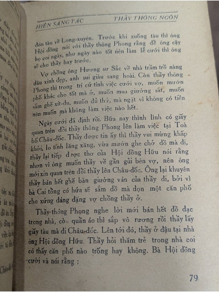  Thầy Thông Ngôn - Hồ Biểu Chánh 