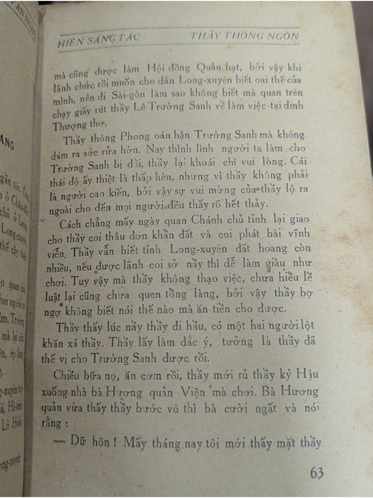  Thầy Thông Ngôn - Hồ Biểu Chánh 