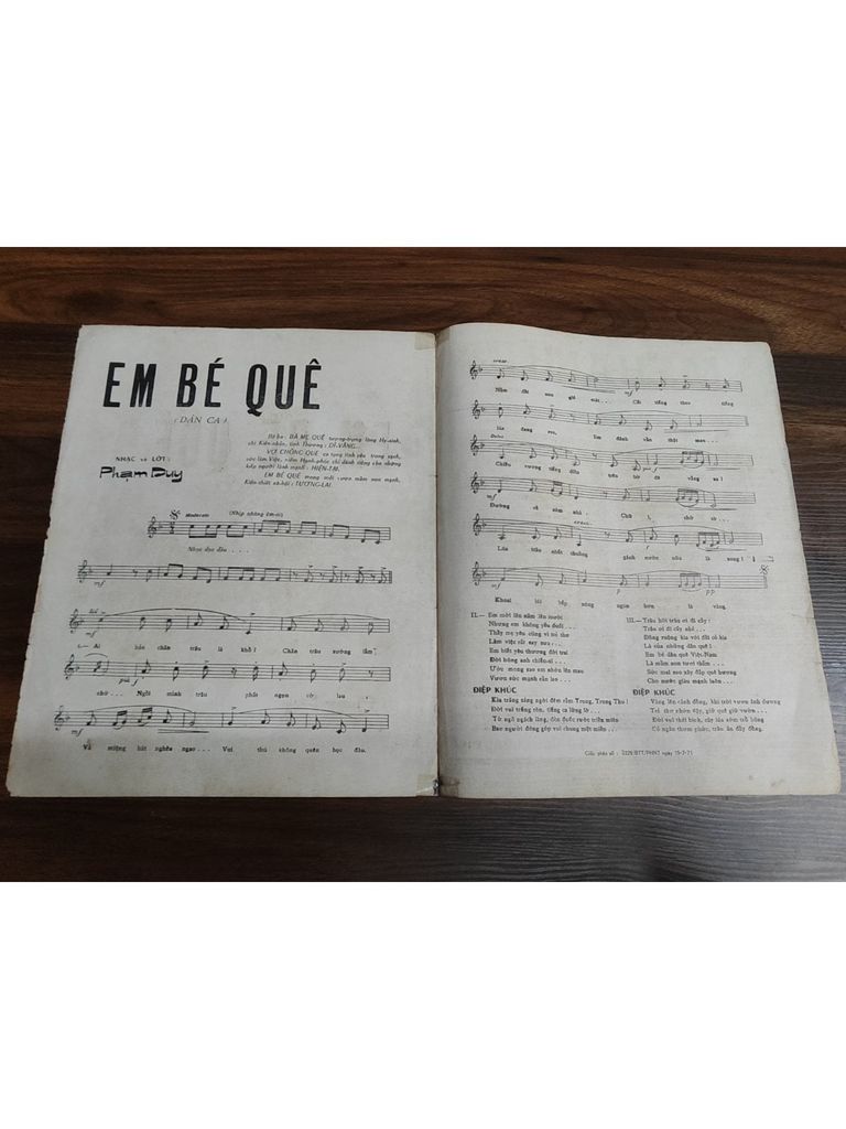  Em Bé Quê – Phạm Duy 