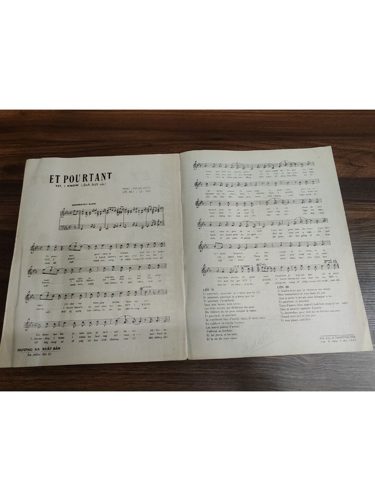  Et Pourtant - Lời Việt Lê Thu 
