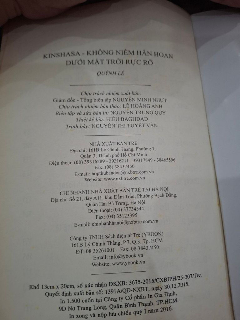  Kinshasa Không Niềm Hân Hoan Dưới Mặt Trời Rực Rỡ – Quỳnh Lê 
