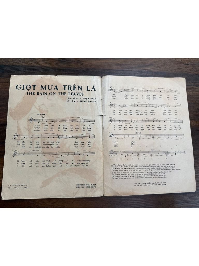  Giọt Mưa Trên Lá – Phạm Duy 
