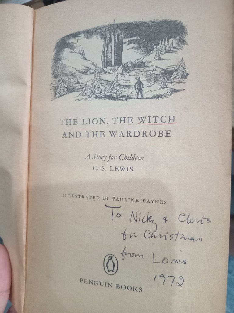  The Lion, The Witch And The Wardrobe – C. S. Lewis 