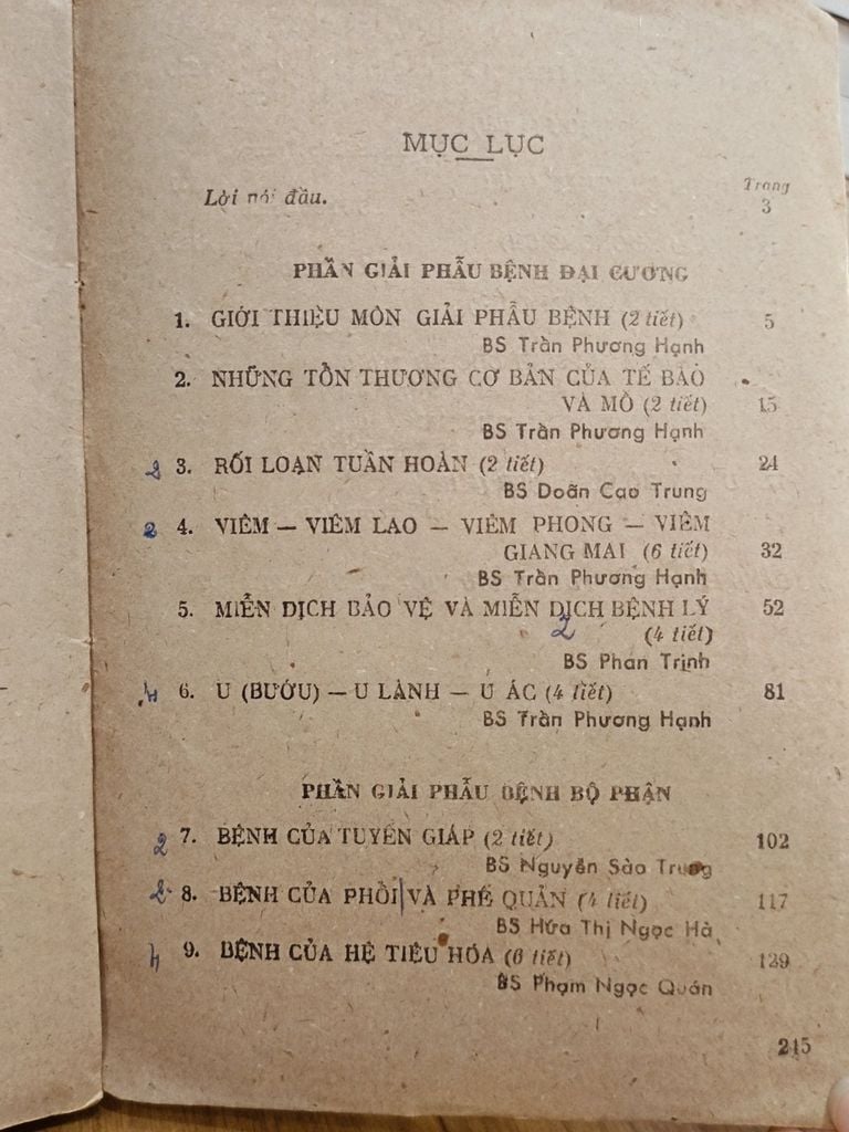  Giải Phẫu Bệnh Học (Bài Giảng Lý Thuyết) 