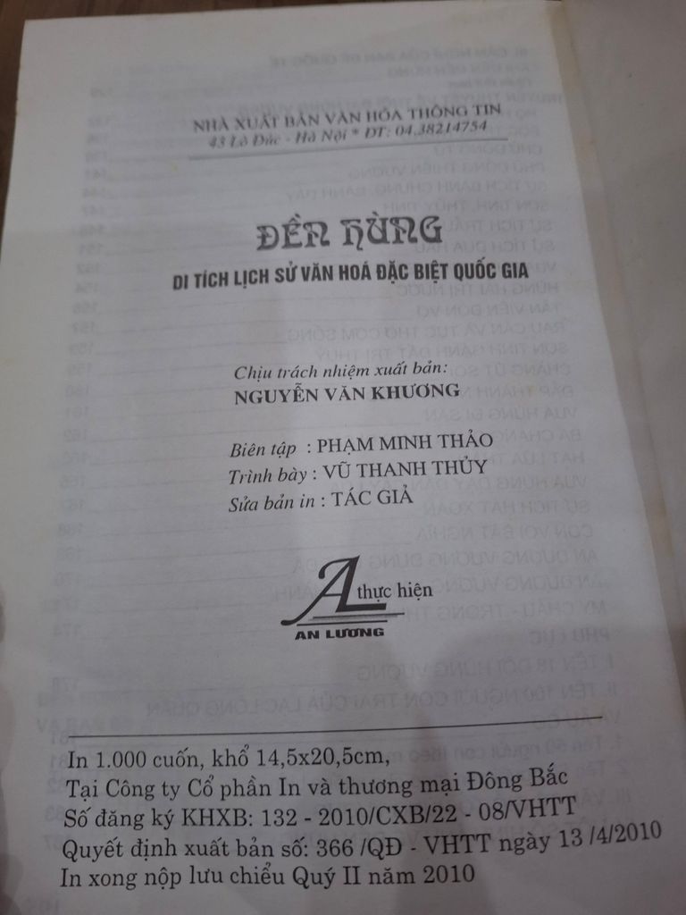  Đền Hùng Di Tích Lịch Sử Văn Hóa Đặc Biệt Quốc Gia – Lê Tượng, Phạm Hoàng Oanh 
