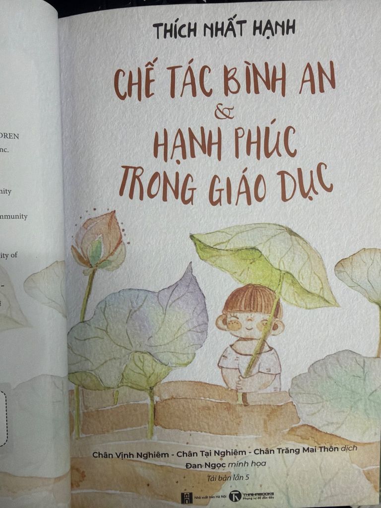  Chế Tác Bình An & Hạnh Phúc Trong Giáo Dục – Thích Nhất Hạnh 