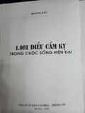  1001 Điều Cấm Kỵ Trong Cuộc Sống Hiện Đại – Hoàng Bắc 