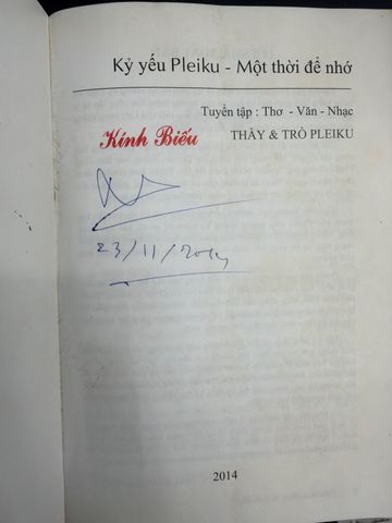  Kỷ Yếu Pleiku Một Thời Để Nhớ 