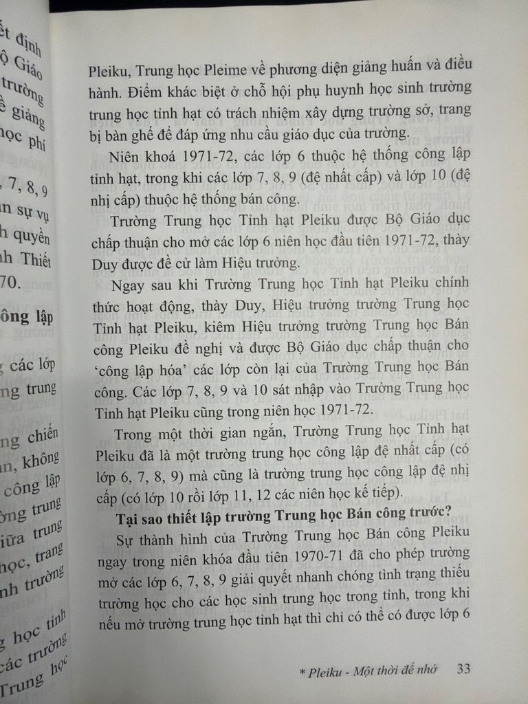  Kỷ Yếu Pleiku Một Thời Để Nhớ 