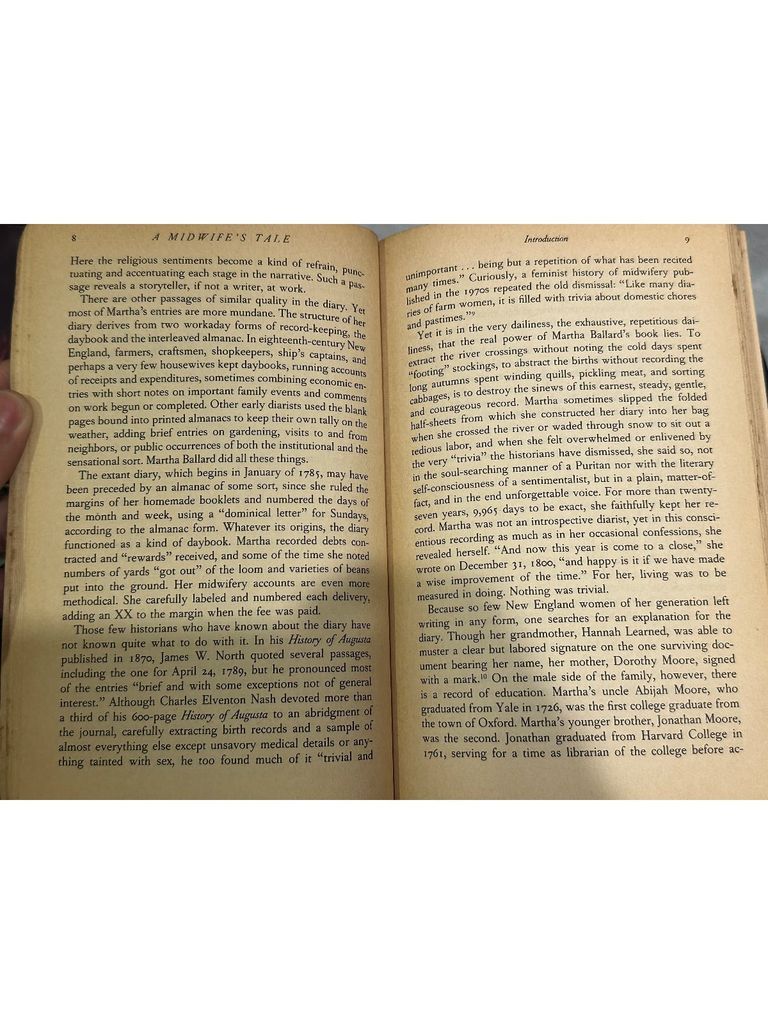  A Midwife'S Tale: The Life Of Martha Ballard, Based On Her Diary, 1785-1812 – Laurel Thatcher Ulrich 
