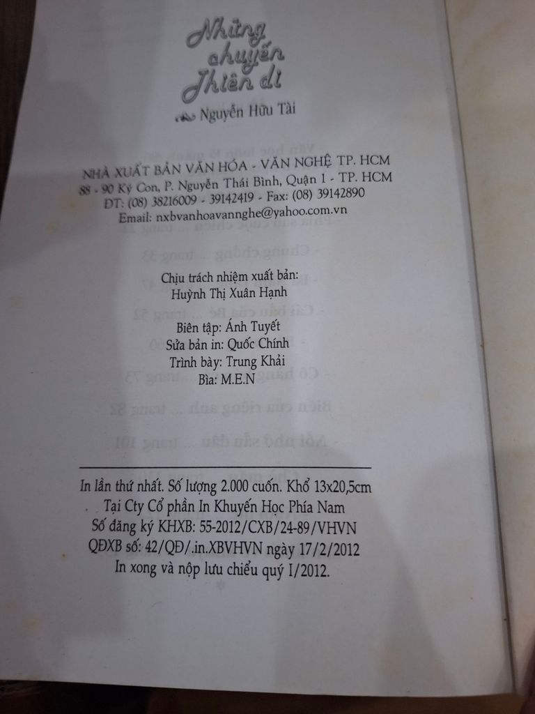  Những Chuyến Thiên Di – Nguyễn Hữu Tài 