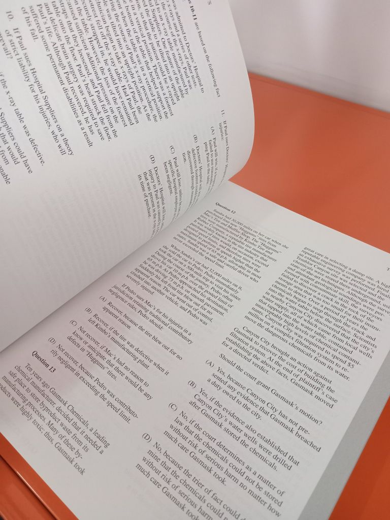  Barbri Bar Review Drills & Released Questions: Multistate Testing 