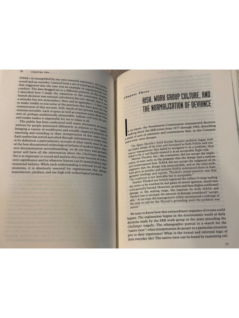  The Challenger Launch Decision – Diane Vaughan 