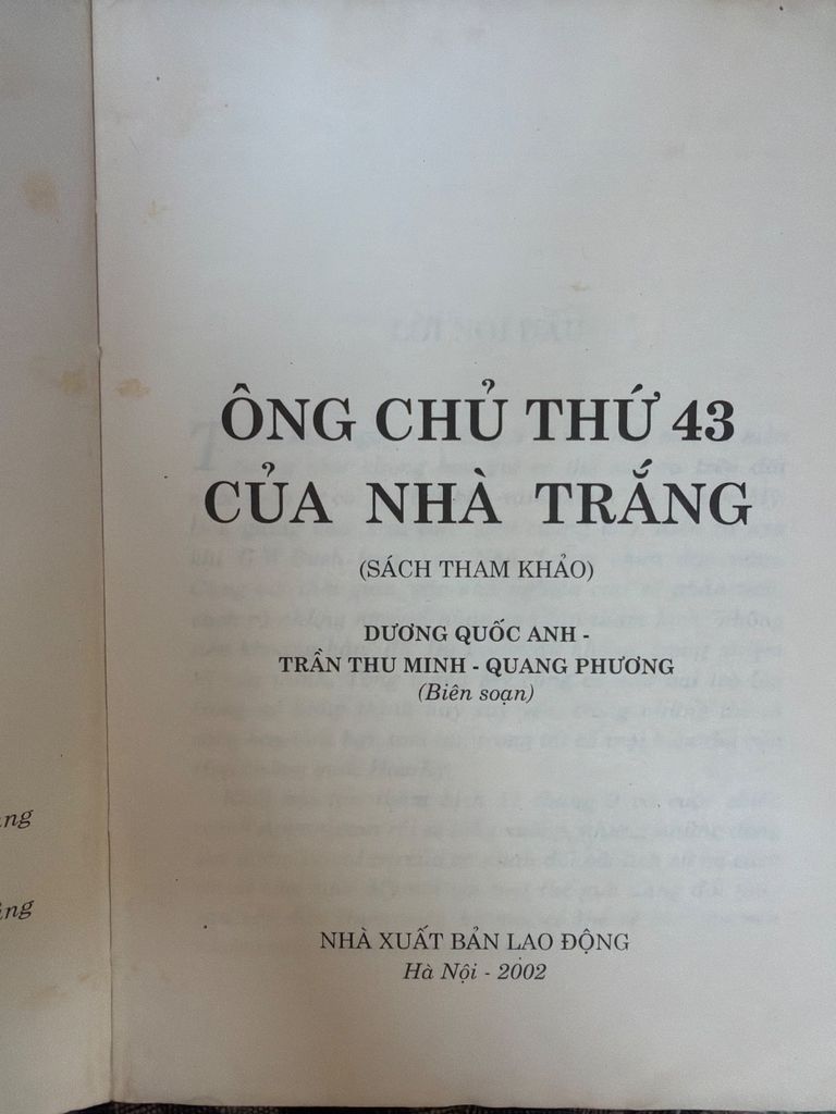  Ông Chủ Thứ 43 Của Nhà Trắng 