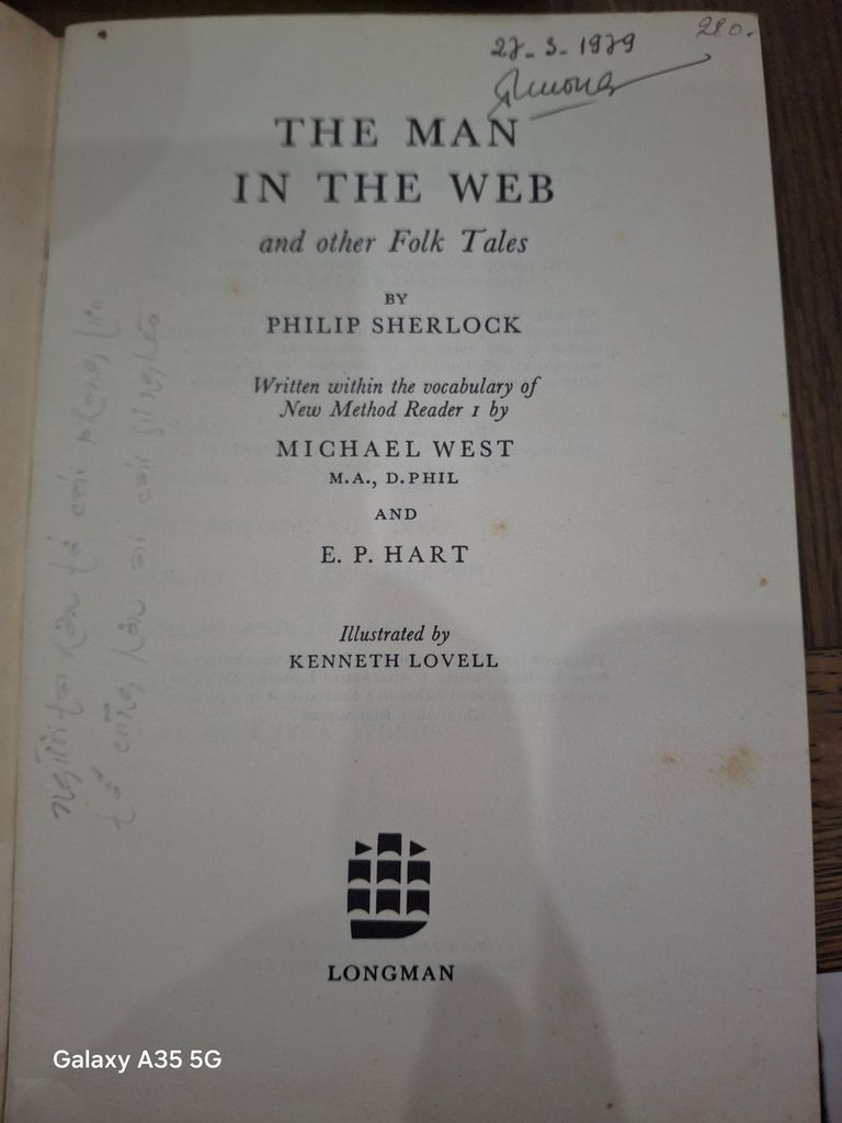  The Man In The Web And Other Folk Tales – Philip Sherlock 