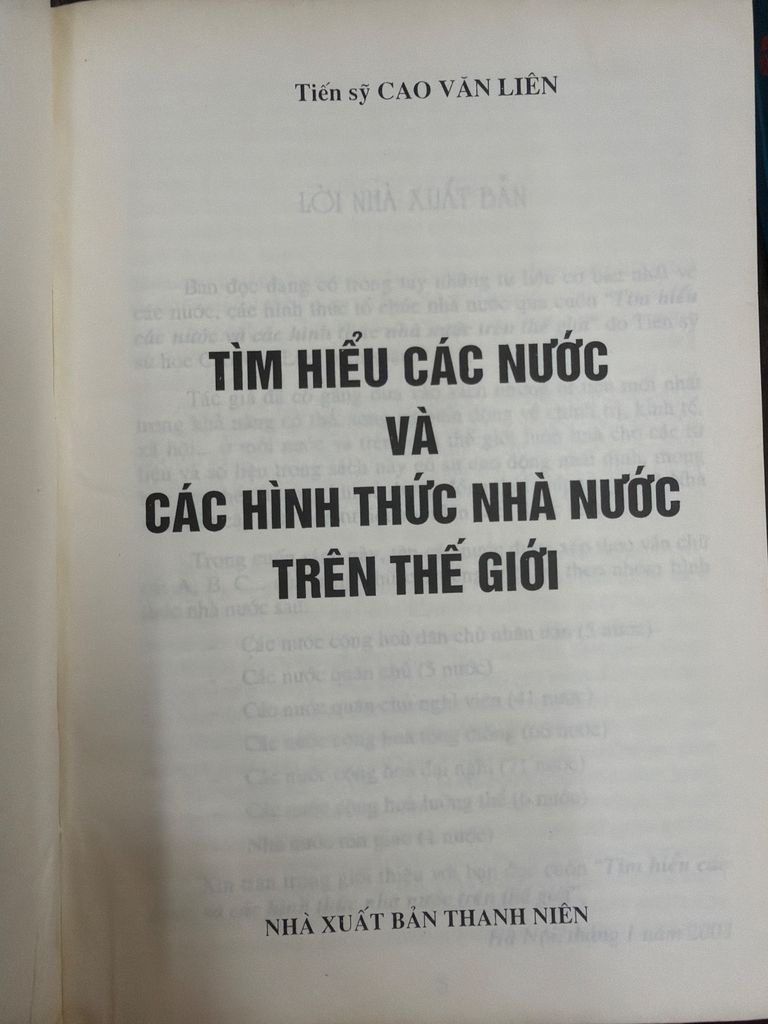  Tìm Hiểu Các Nước Và Các Hình Thức Nhà Nước Trên Thế Giới – Cao Văn Liên 