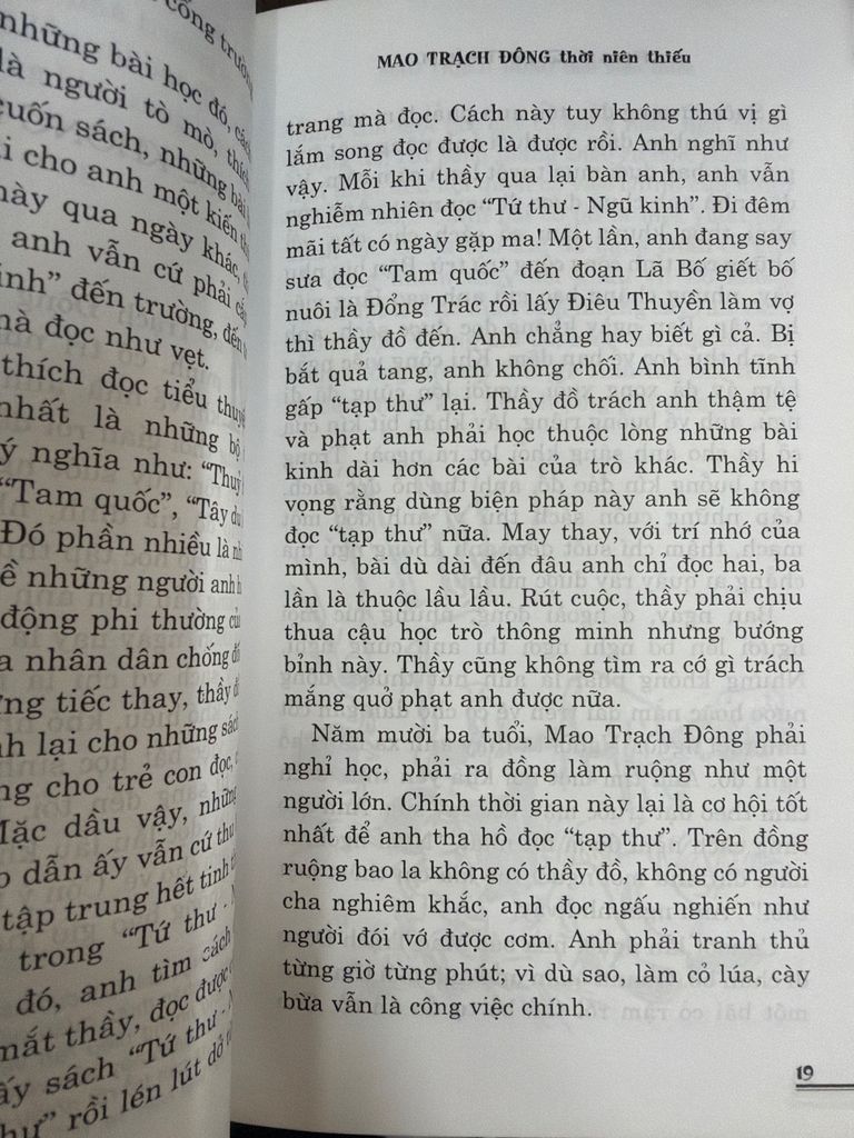  Mao Trạch Đông Thời Niên Thiếu – Phạm Quý Thích 