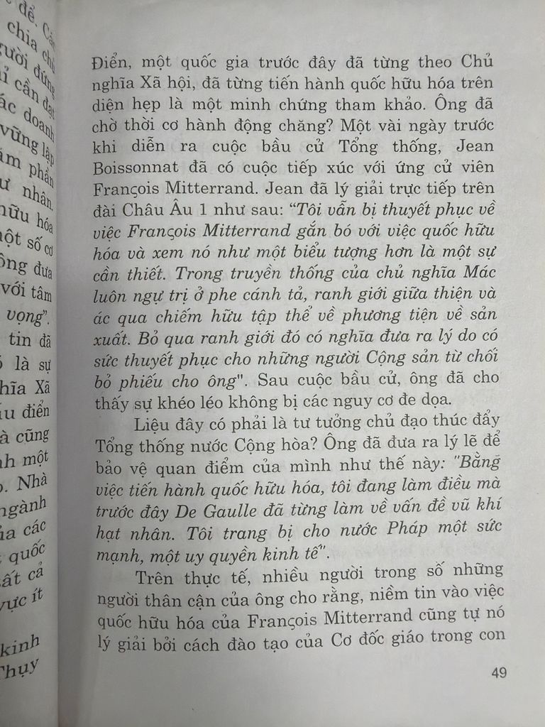  François Mitterrand Và Sự Biến Thái Trong Nhiệm Kỳ Làm Tổng Thống – Catherine Nay 