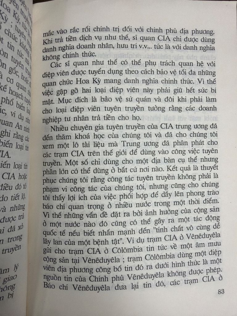  Bí Mật Nội Bộ Cia (Nhật Ký Cia) – Philip Agee 