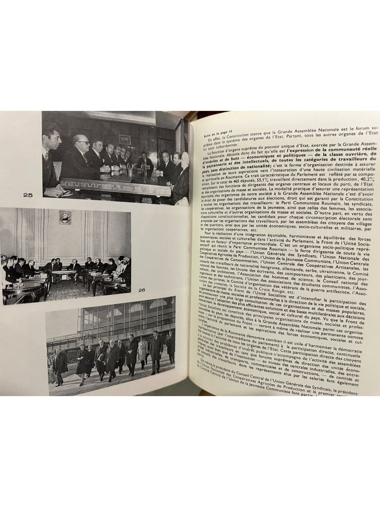 La Grande Assemblée Nationale De La République Socialiste De Roumanie Bref Aperçu – Prof. Dr. Traian Ionescu 