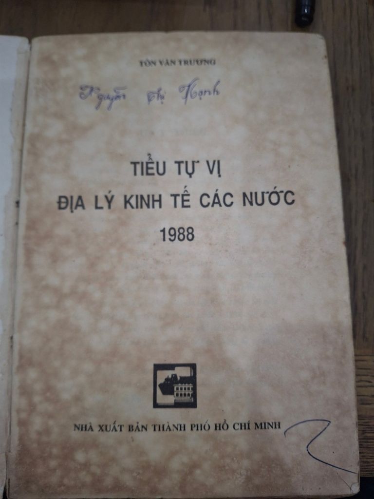  Tiểu Tự Vị Địa Lý Kinh Tế Các Nước – Tôn Văn Trương 
