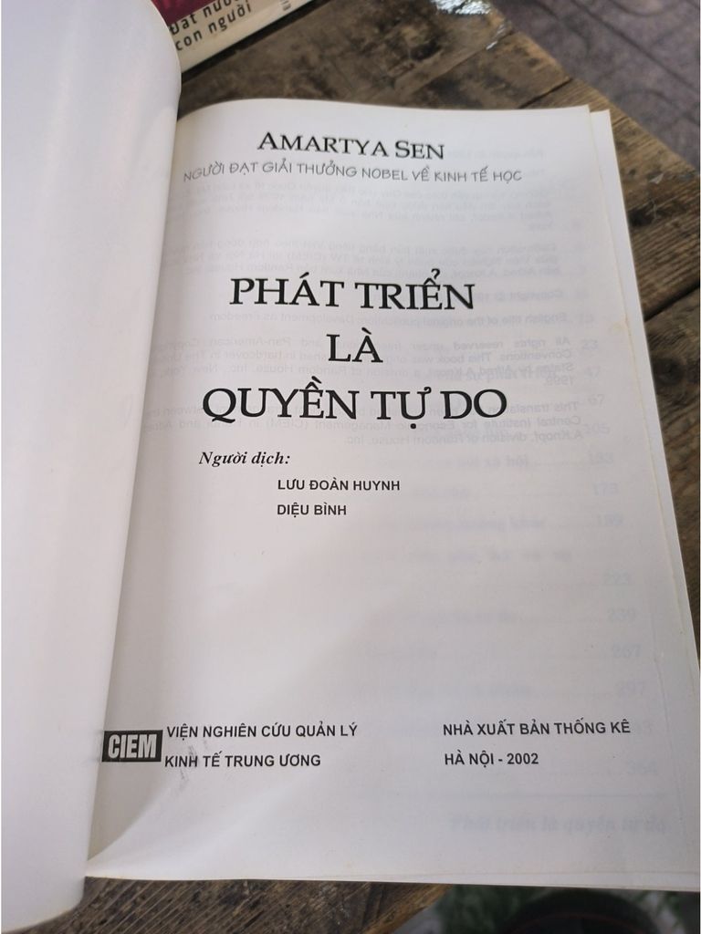  Phát Triển Là Quyền Tự Do – Amartya Sen 