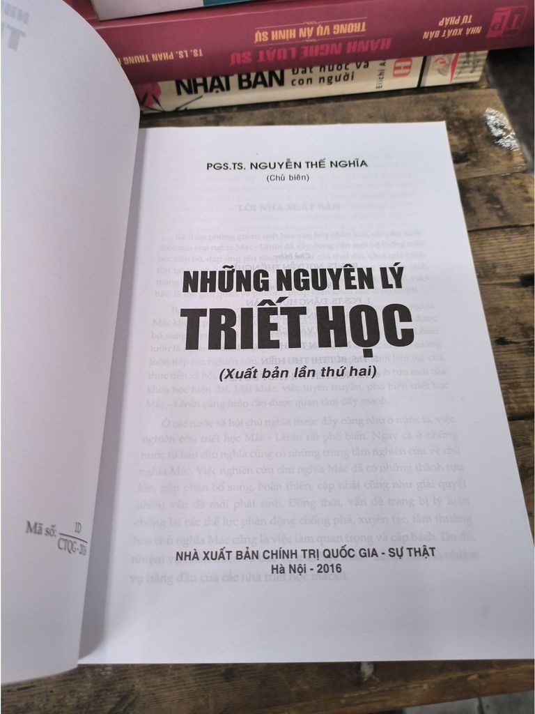  Những Nguyên Lý Triết Học – Pgs. Ts. Nguyễn Thế Nghĩa 