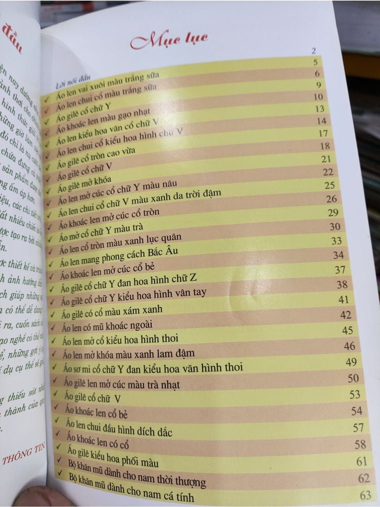  Kỹ Thuật Đan Móc Áo Len Nam – Hoàng Thủy 